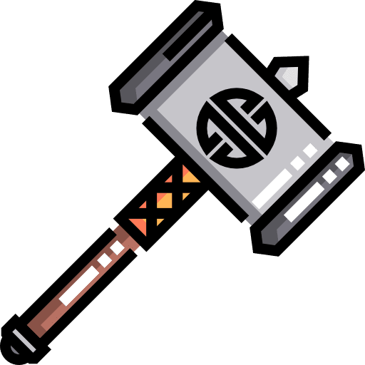 Hammer hammer miscellaneous warrior icon