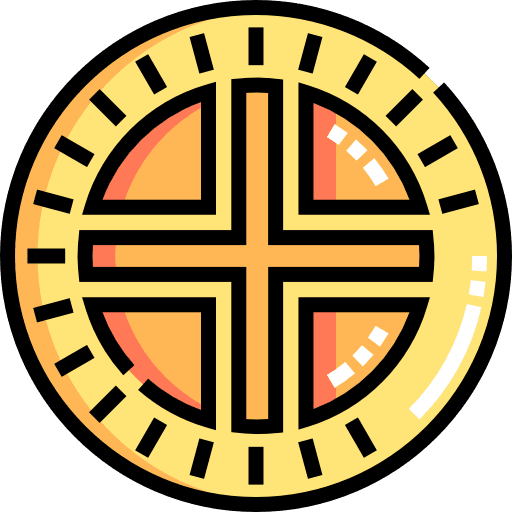 Coin business and finance coin cash icon Coin business and finance coin cash icon