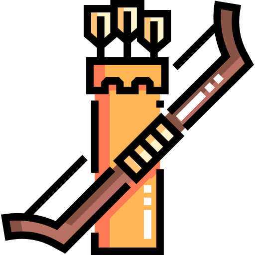 Quiver arrows war cultures icon Quiver arrows war cultures icon