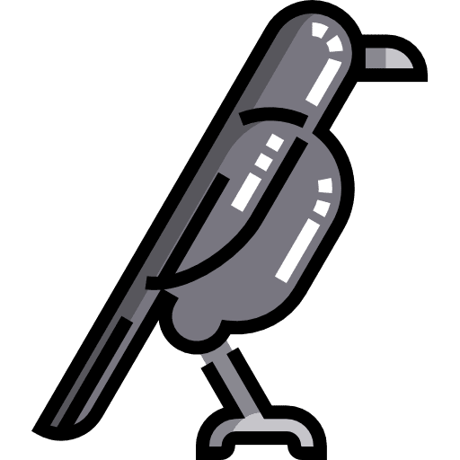 Raven bird animals crow icon Raven bird animals crow icon