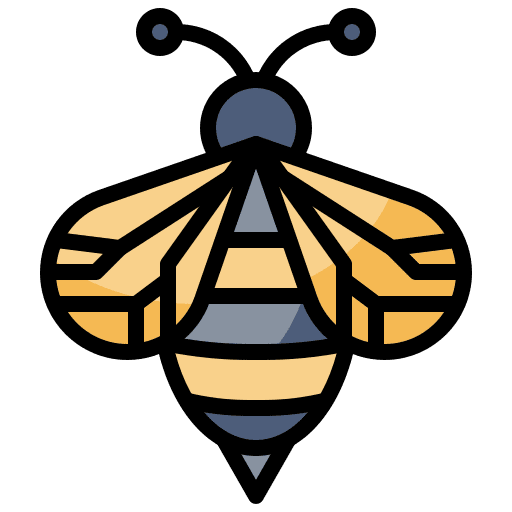 Bee animals bee honey icon