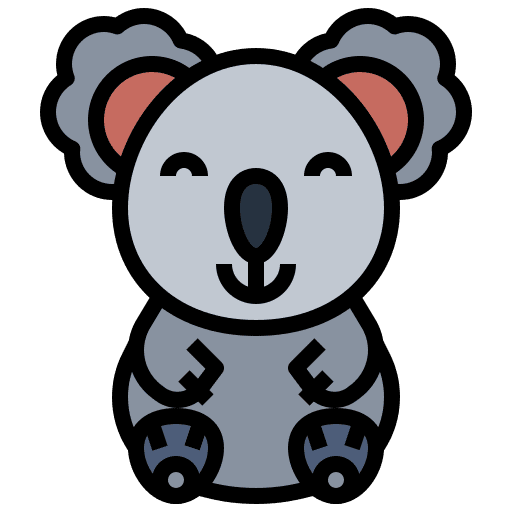 Koala wildlife animals animal kingdom icon