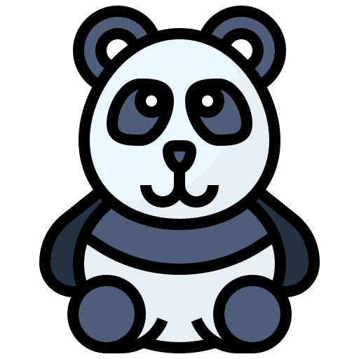Panda animals panda animal kingdom icon