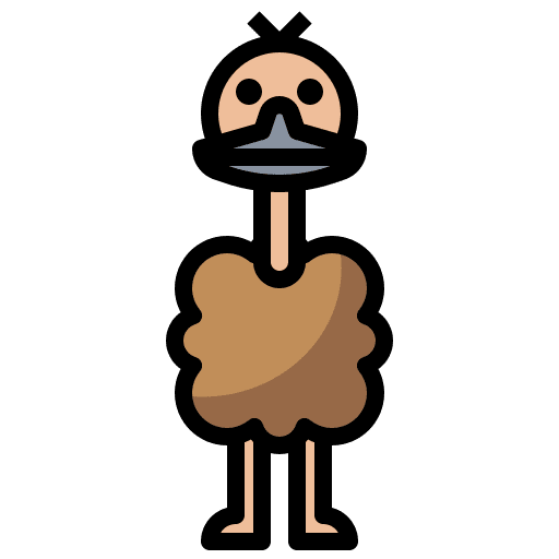 Emu bird zoo ostrich icon