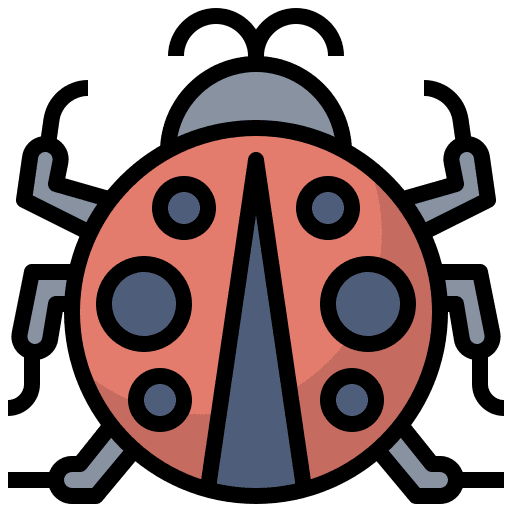 Ladybug animals bug zoology icon