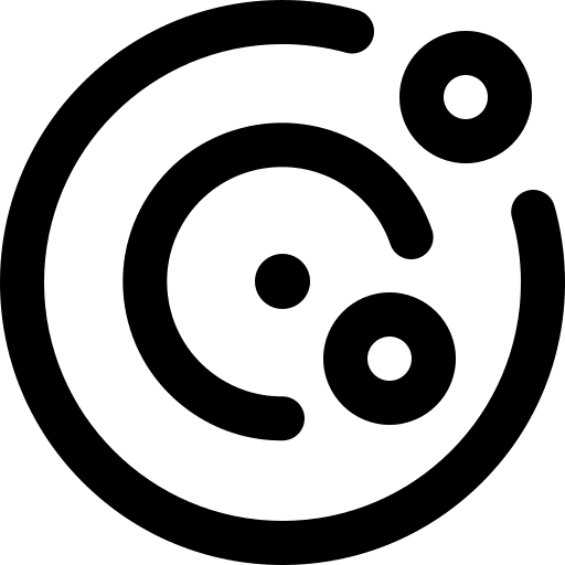 Orbits universe satellite planet icon