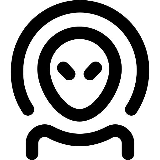 Alien extraterrestrial miscellaneous ufo icon Alien extraterrestrial miscellaneous ufo icon