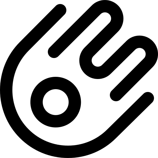 Comet sky galaxy falling star icon Comet sky galaxy falling star icon