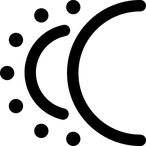 Eclipse nature moon astronomy icon Eclipse nature moon astronomy icon