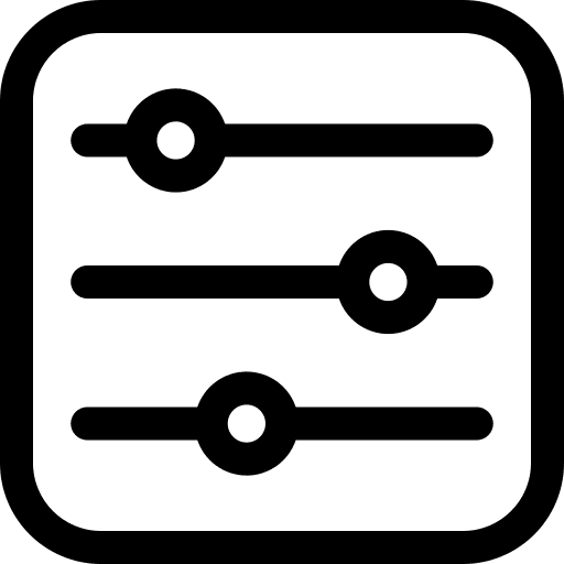 Filter panel control filter icon