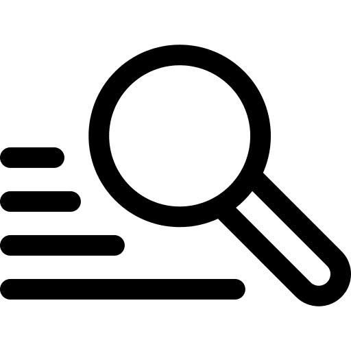 Search catalog commerce and shopping search icon