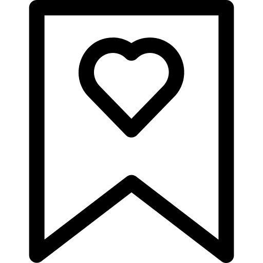 Favourite heart like ui icon