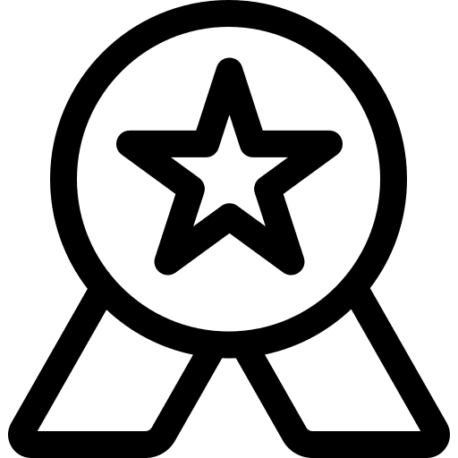 Quality badge reward sports and competition icon