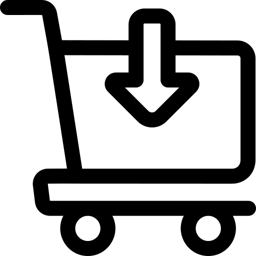 Shopping cart commerce and shopping add product shopping cart icon