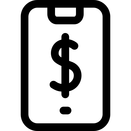 Smartphone smartphone ecommerce business and finance icon