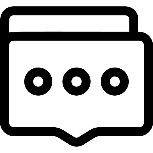 Chat speech bubble communications chat icon