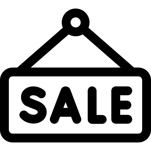 Sale discount shop offer icon