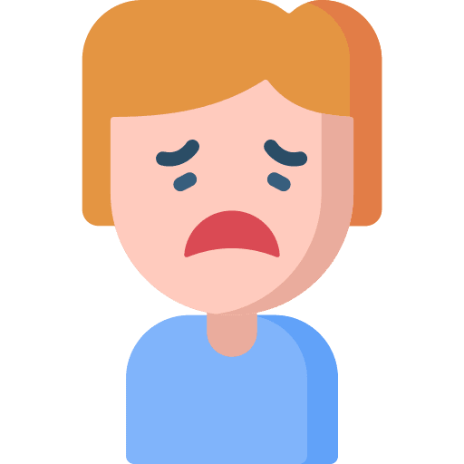Frustrated emotions avatar man icon Frustrated emotions avatar man icon