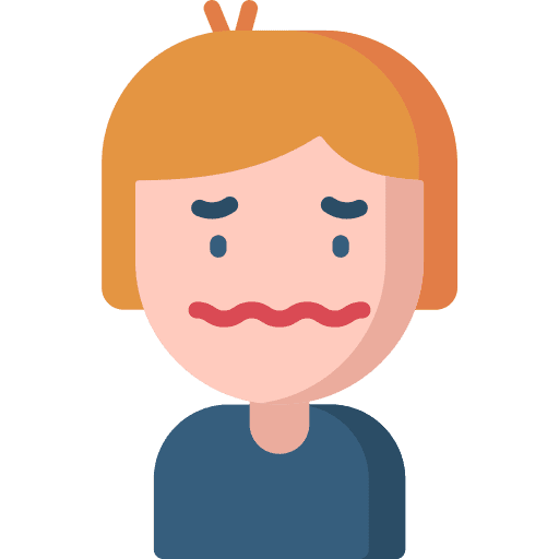 Scared emoticon expression scared icon Scared emoticon expression scared icon