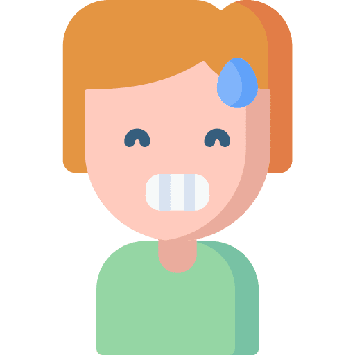 Tense feelings emotions feeling icon Tense feelings emotions feeling icon