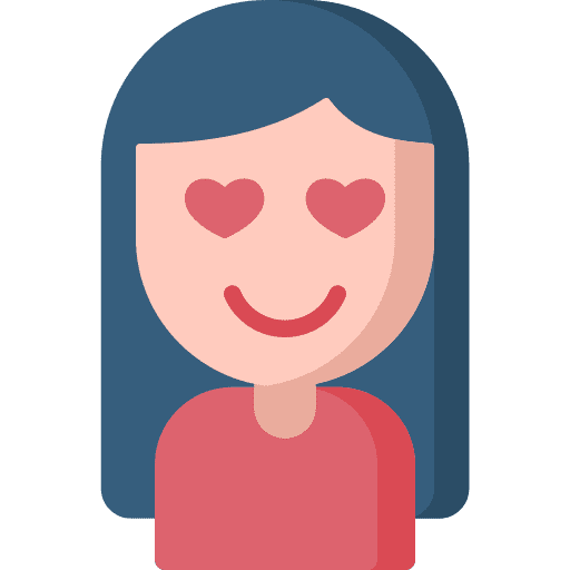 Fall in love love heart woman icon Fall in love love heart woman icon