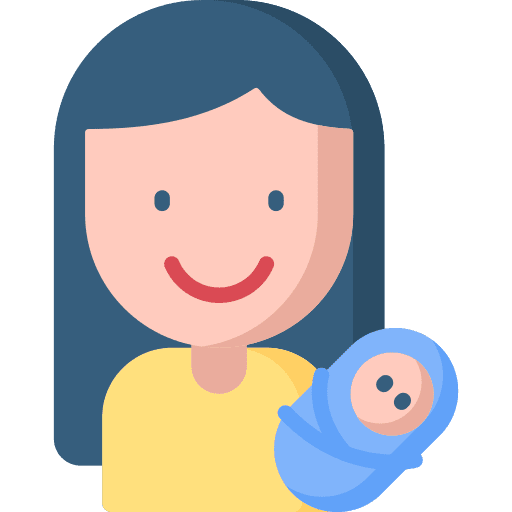 Motherhood woman people avatar icon Motherhood woman people avatar icon
