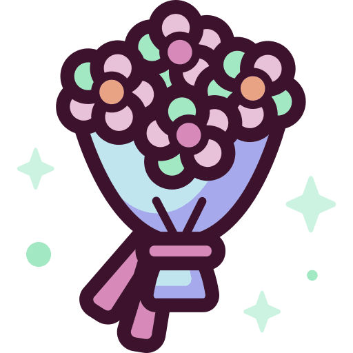Bouquet bouquet valentines day event icon