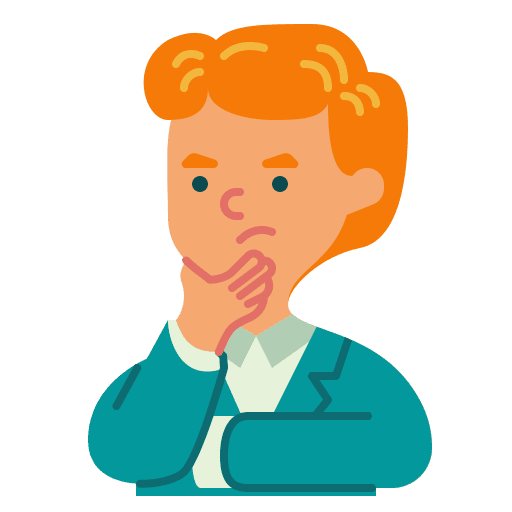 Businessman avatar suit user icon