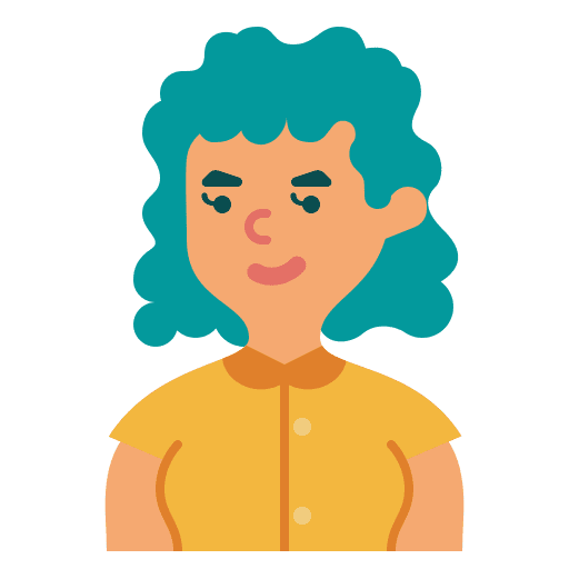 Woman avatar short hair curly icon Woman avatar short hair curly icon