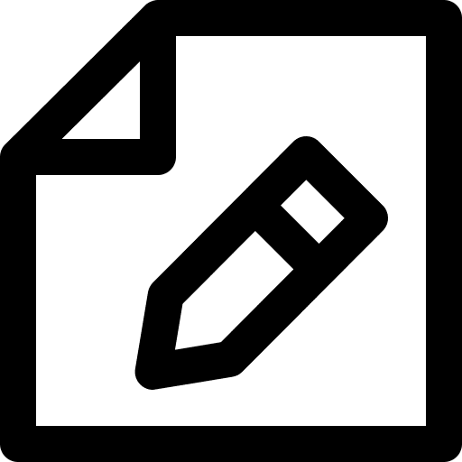 Notes ios writing education icon