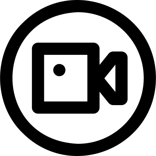 Video editing app clips movies music and multimedia icon