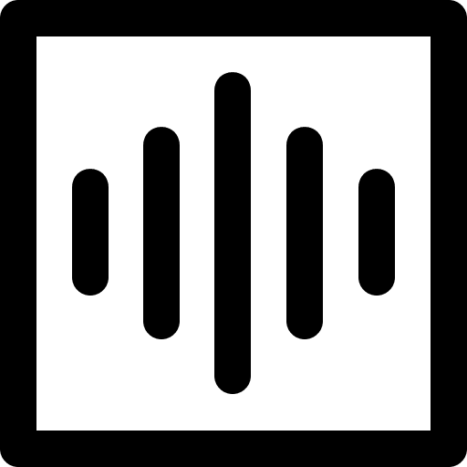 Voice message app music and multimedia sound ios icon