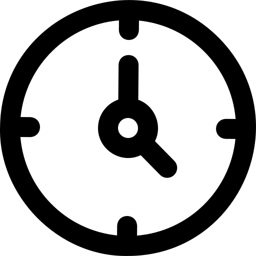 Clock watch time clock icon