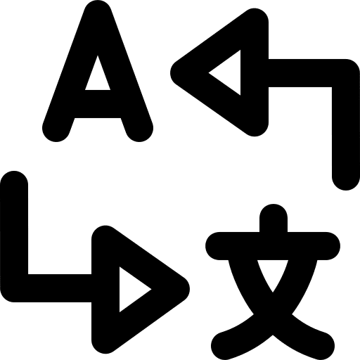 Translate ios language education icon