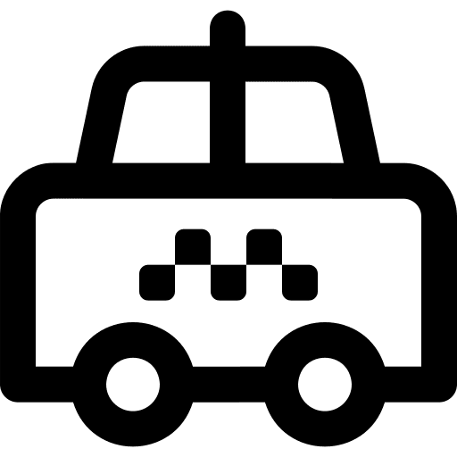 Transport cab taxi ios icon