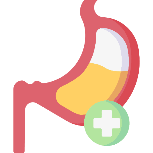 Gastroenterology colon human body large intestine icon
