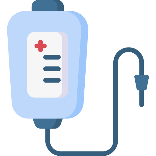 Infusion blood donation drop counter infusion icon