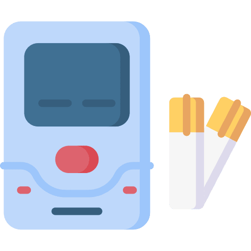 Glucometer healthcare and medical strips glucosemeter icon Glucometer healthcare and medical strips glucosemeter icon