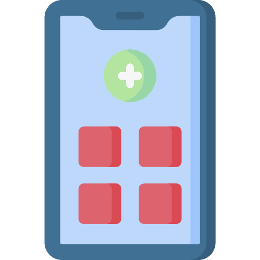 Medical app electronics mobile phone medical app icon Medical app electronics mobile phone medical app icon