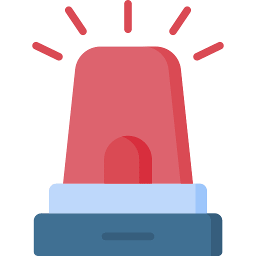 Siren red light siren emergency icon Siren red light siren emergency icon