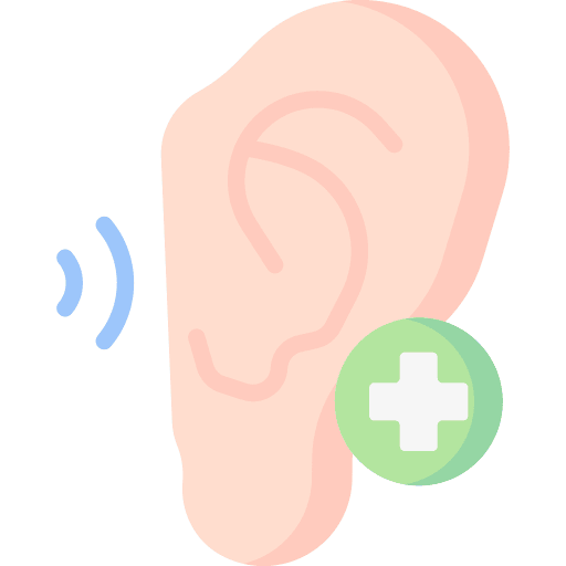 Hearing hearing healthy earlobe icon Hearing hearing healthy earlobe icon