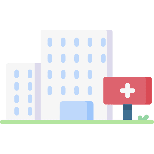 Hospital health clinic medical architectonic icon Hospital health clinic medical architectonic icon