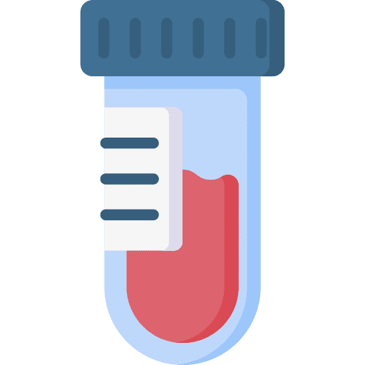Blood tube lab blood test chemistry icon Blood tube lab blood test chemistry icon