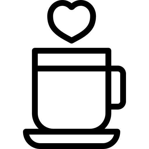 Coffee caffeine tea hot drink icon Coffee caffeine tea hot drink icon