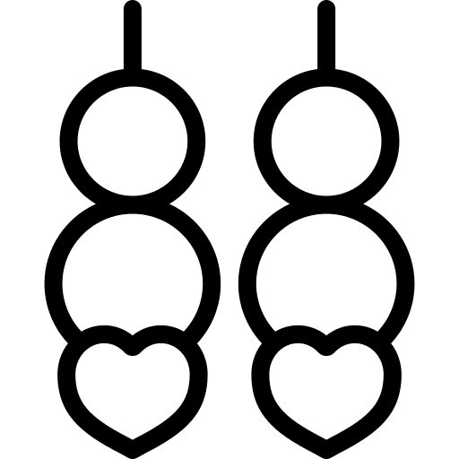 Earrings accessory fashion love icon Earrings accessory fashion love icon