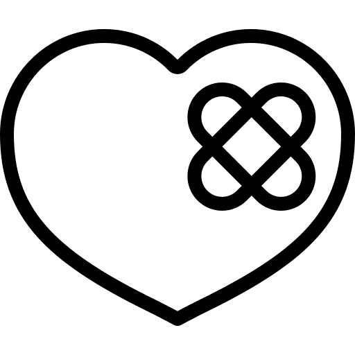 Heart love heart patch icon Heart love heart patch icon