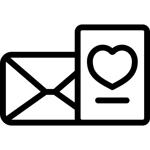 Love letter love letter message love and romance icon Love letter love letter message love and romance icon