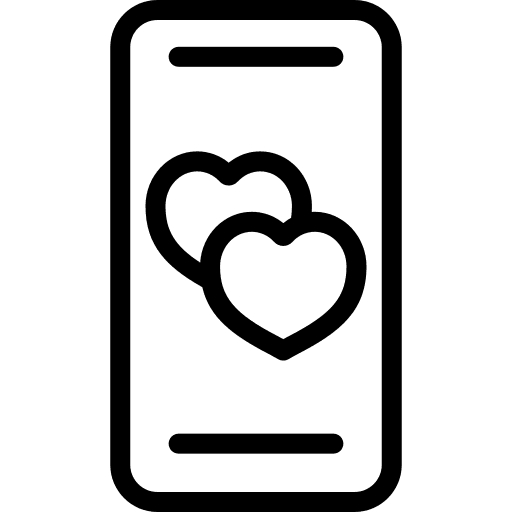 Love dating app love and romance love message icon Love dating app love and romance love message icon