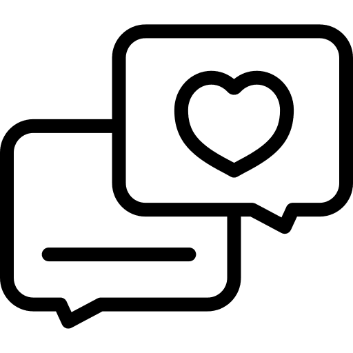 Message love love and romance speech bubble icon Message love love and romance speech bubble icon