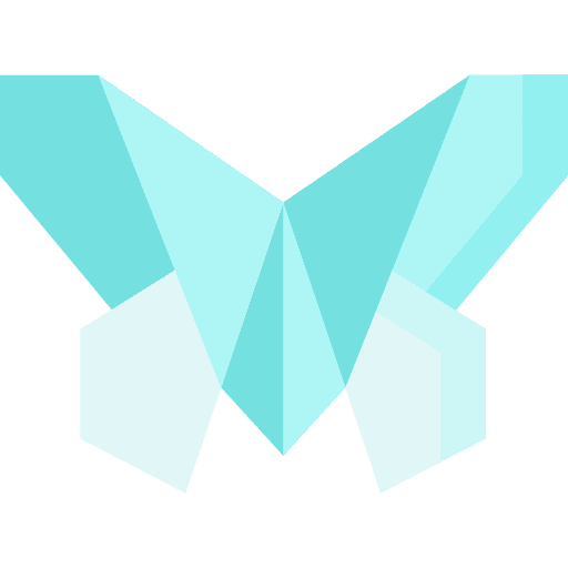 Butterfly butterfly origami animal icon